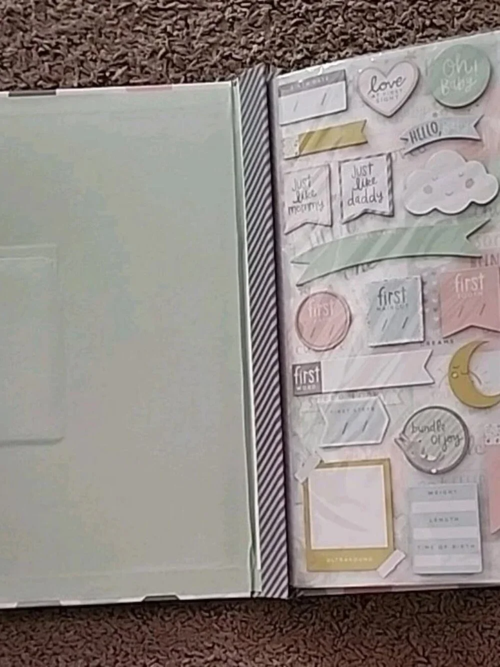 New Seasons By Linda Lu Little One Baby Instant Scrapbook Album